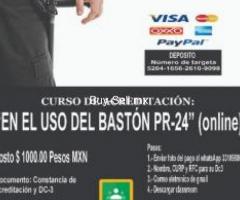 CURSO DEL USO DEL BASTÓN POLICIAL PR-24