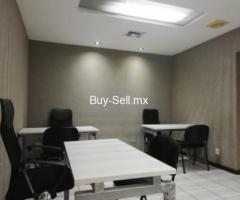160 m² – RENTA DE OFICINA AMUEBLADA Y EQUIPADA