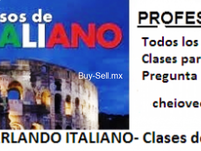 Clases de idioma italiano - 1