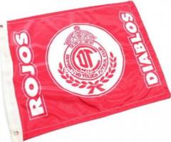 Bandera Diablos Rojos Toluca 37x27 Nueva Coche Ventana