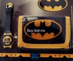SET DE BATMAN QUE INCLUYE CARTERA Y RELOJ DIGITAL NUEVOS