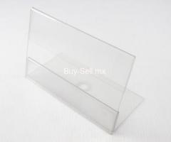 Exhibidor Anuncios Horizontal Acrilico 21.5x15x10 Usado