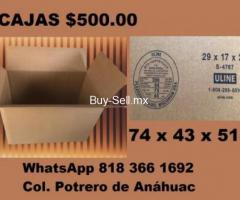 CAJAS DE CARTÓN CORRUGADO 38 x 27 x 41 cm