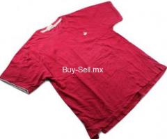 Playera T Shirt Roja Santander Talla Ch Usado (ver Fotos