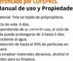 cubre bocas avalados por cofepris calidad excelsa