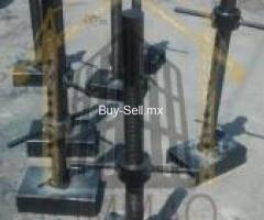 gato regulable o tornillo nivelador para andamio CIMMAQ