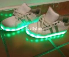 Tenis con luz led