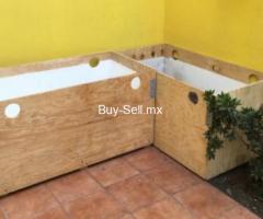 Huerto Urbano Cubo de Cultivo Semiprofundo 50x50x120