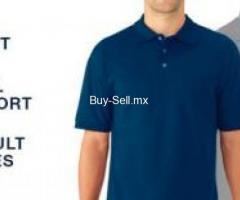 Jerzees - Polo de Manga Corta para Hombre, Anaranjado